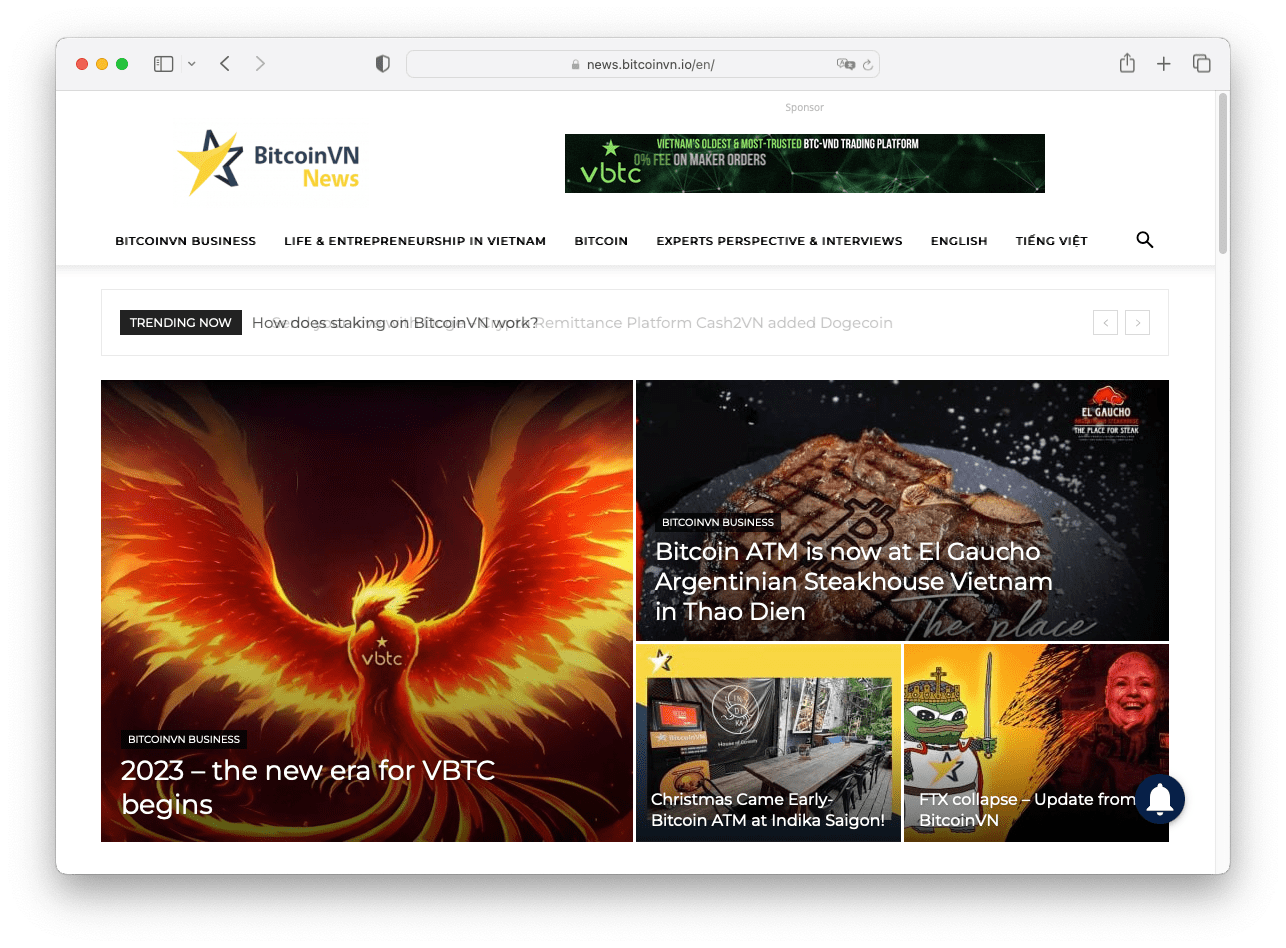 BitcoinVN News BitcoinVN News Screenshot